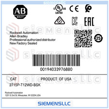 2715PT12WDBSK Industrial Equipment