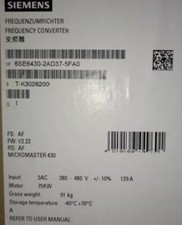 6SE64302AD375FA0 Industrial Equipment